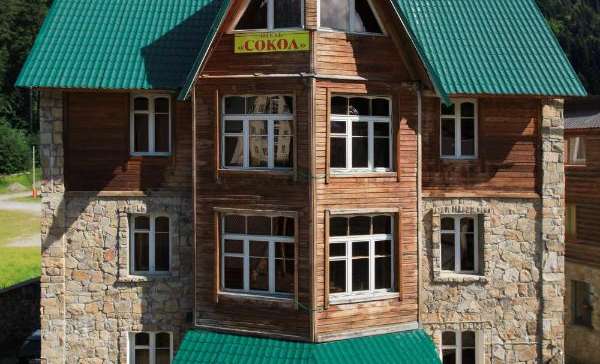 Домбай, гостиница  «Сокол»