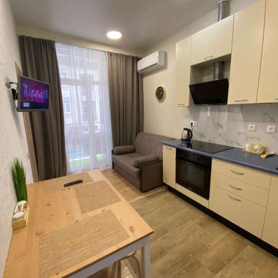 Апартаменты с балконом в Посейдоне, Крымская улица, 89