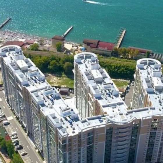 Уютная квартира на 1 береговой линии в новом доме, Крымская улица, 89