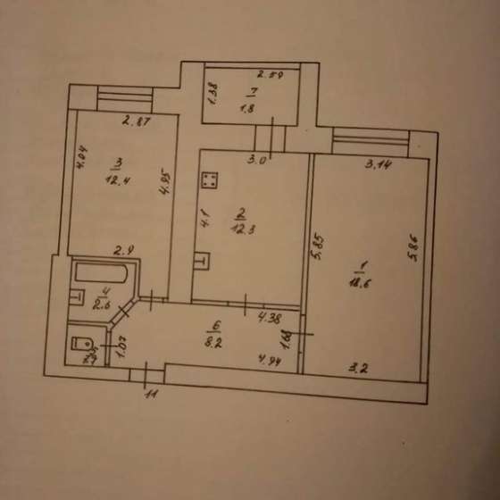 2-комнатная квартира