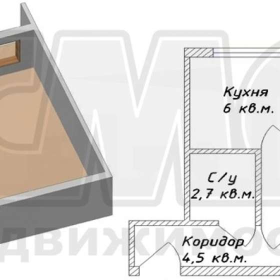 1-комнатная квартира
