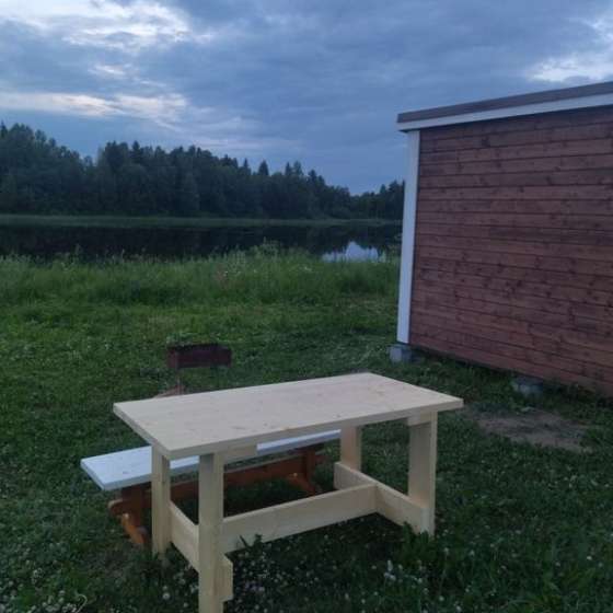 Домик на двоих с панорамным окном №2