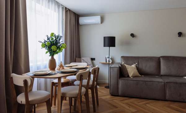 Калининград, квартира в тихом зелёном районе Malkova apartments