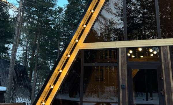Терскол, уютный A-frame