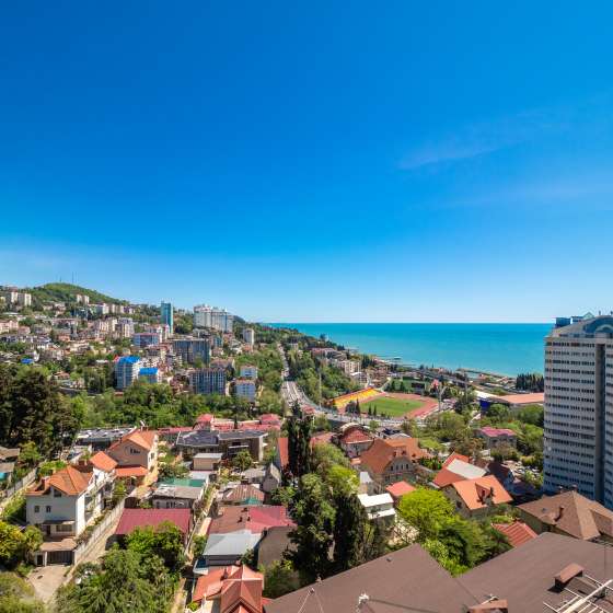 Квартира с видом на море и горы