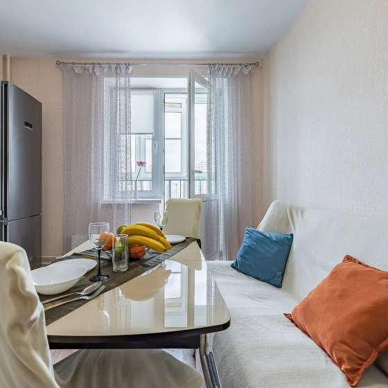 1-к. квартира, 42 м², 2 кровати