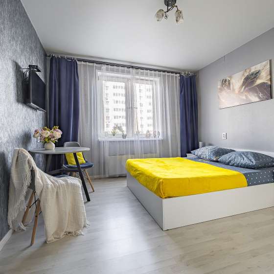 Квартира-студия, 32 м², 1 кровать