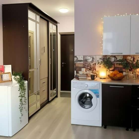 Квартира-студия, 18 м², 1 кровать