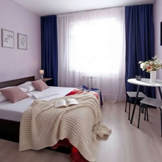 Квартира-студия, 18 м², 1 кровать